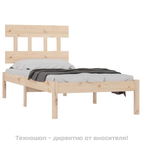 Рамка за легло, дърво масив, 90х200 см
