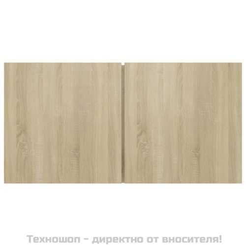 Комплект ТВ шкафове от 4 части, сонома дъб, инженерно дърво