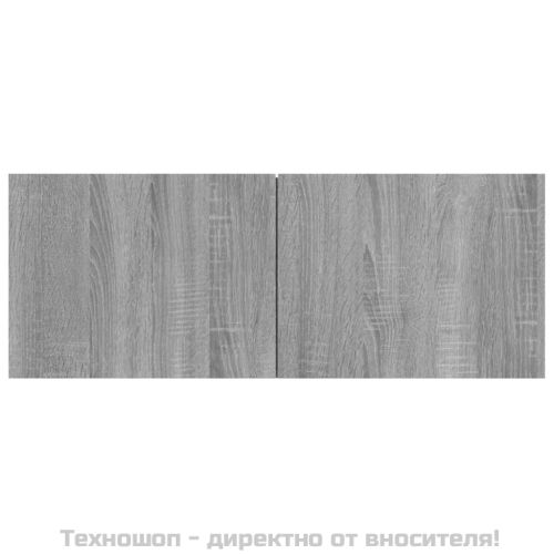 Комплект ТВ шкафове от 4 части, сив сонома, инженерно дърво