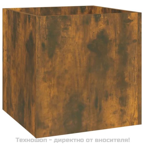 Комплект мебели за антре, опушен дъб, инженерно дърво