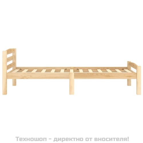 Рамка за легло, бор масив, 90x200 cм