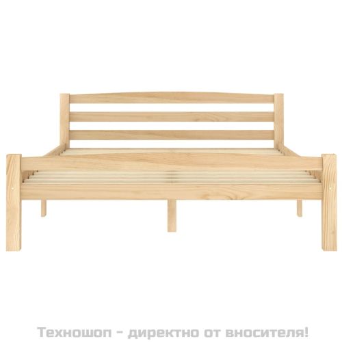 Рамка за легло, бор масив, 140x200 cм