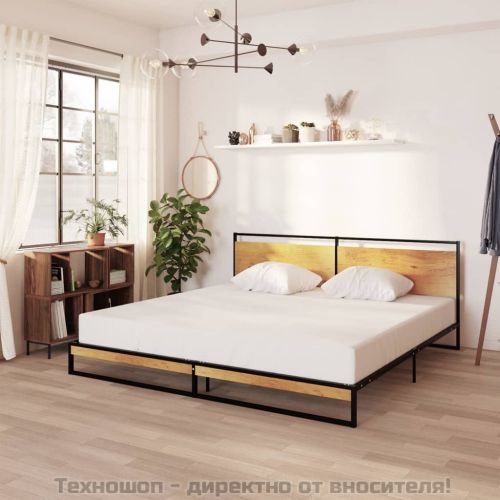 Рамка за легло, метал, 200x200 cм