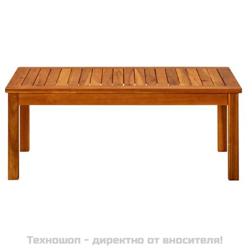 Градинска кафе маса, 90x50x36 см, акация масив