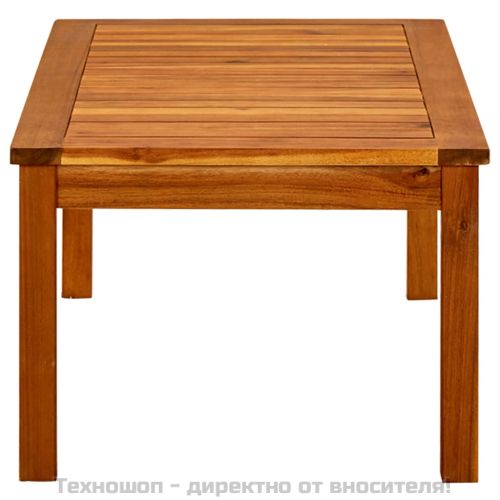 Градинска кафе маса, 90x50x36 см, акация масив