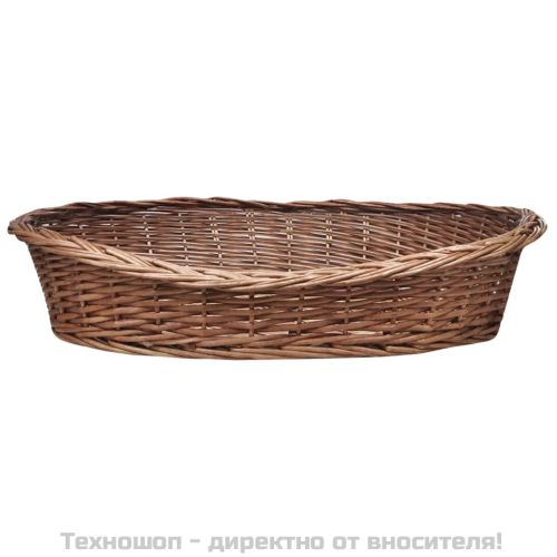 Върбова кошница/легло за куче, естествен цвят, 90 см