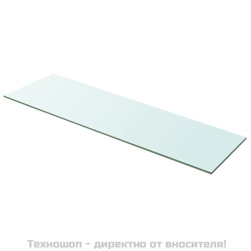 Плоча за рафт, прозрачно стъкло, 100 x 30 см
