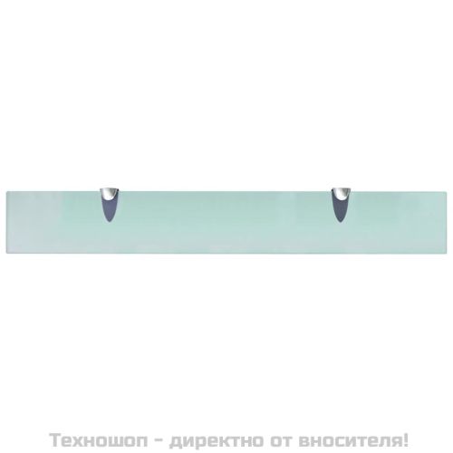 Подвижни рафтове, 2 бр, стъкло, 70x10 см, 8 мм