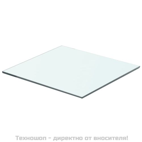 Рафтове, 2 бр, панели прозрачно стъкло, 40x30 см