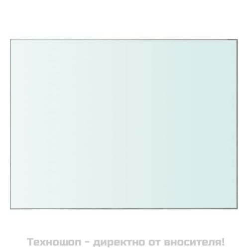 Рафтове, 2 бр, панели прозрачно стъкло, 40x30 см