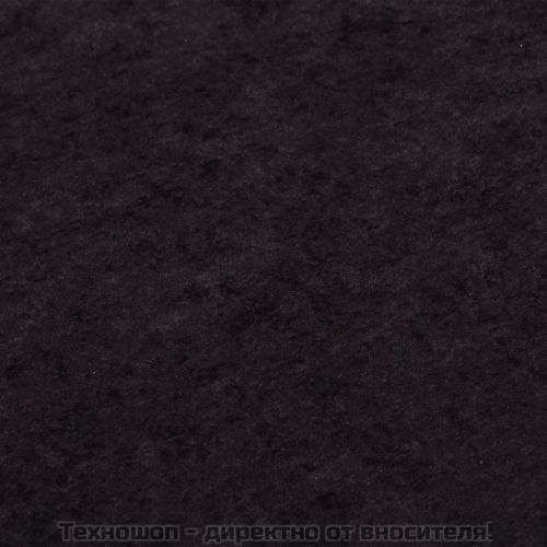 Килим, миещ се, φ120 см, антрацит, противоплъзгащ