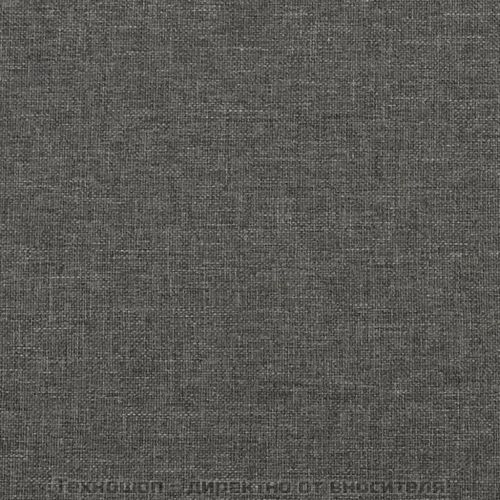 Рамка за легло с пружини, тъмносива, 120x200 см, плат