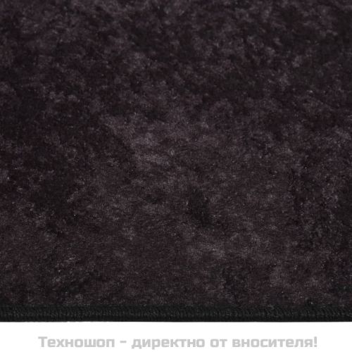 Килим, миещ се, 160x230 см, антрацит