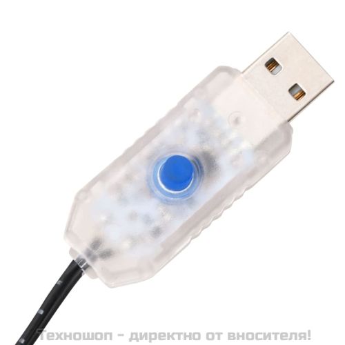 LED палмово дърво топло бяло 96 светодиода 180 см
