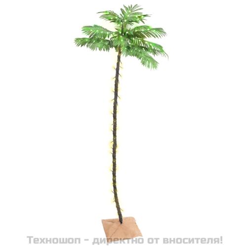 LED палмово дърво топло бяло 192 светодиода 300 см