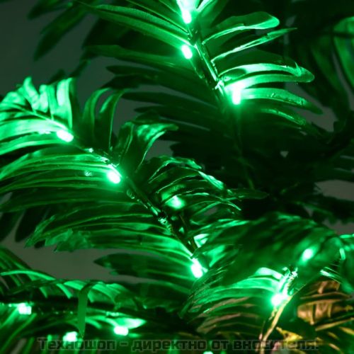 LED палмово дърво топло бяло 252 светодиода 400 см