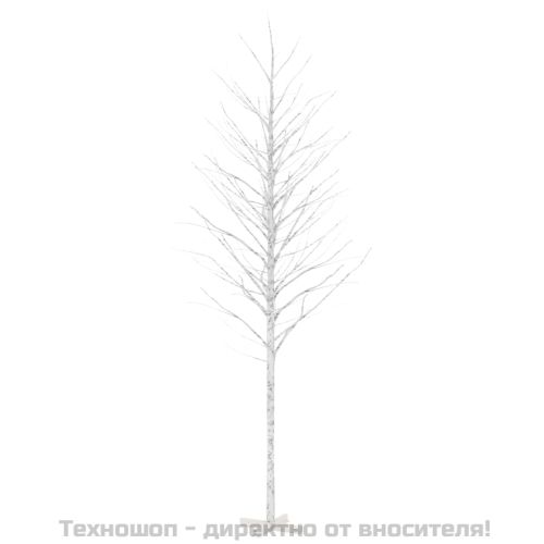 LED дърво бяла бреза топло бяло 672 светодиода 400 см