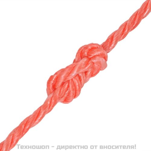 Усукано въже, полипропилен, 14 мм, 250 м, оранжево