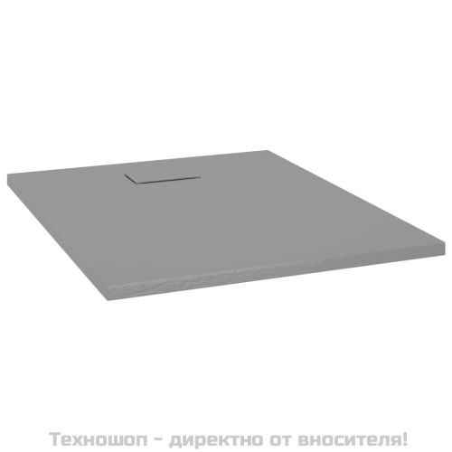 Душ корито, SMC, сиво, 100x80 см