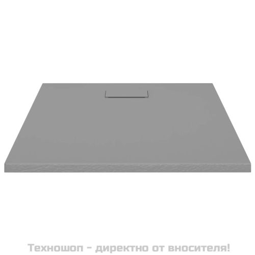 Душ корито, SMC, сиво, 100x80 см