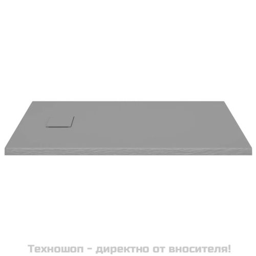 Душ корито, SMC, сиво, 100x80 см