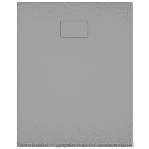 Душ корито, SMC, сиво, 100x80 см