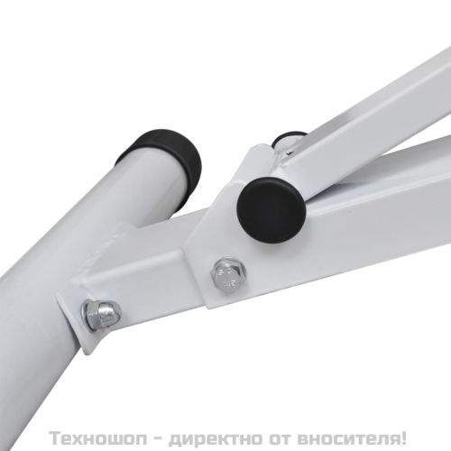 Комплект лежанка с щанга и дъмбели, 60,5 кг