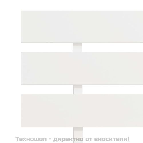 Рамка за легло, бяла, бор масив, 90х200 см