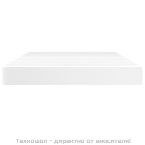Матрак за легло с покет пружини средна твърдост бял 140x190x20 см плат