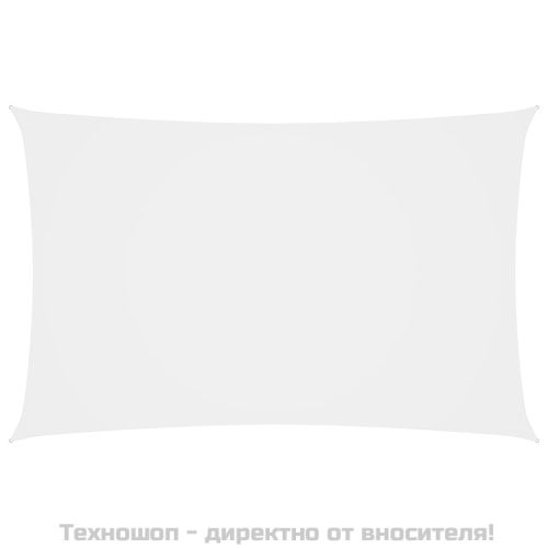 Платно-сенник, Оксфорд текстил, правоъгълно, 2,5x5 м, бяло