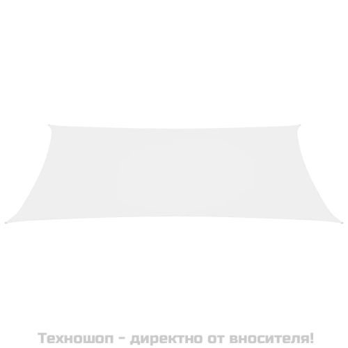 Платно-сенник, Оксфорд текстил, правоъгълно, 2,5x5 м, бяло