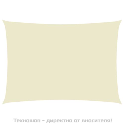 Платно-сенник, Оксфорд текстил, правоъгълно, 2,5x5 м, кремаво