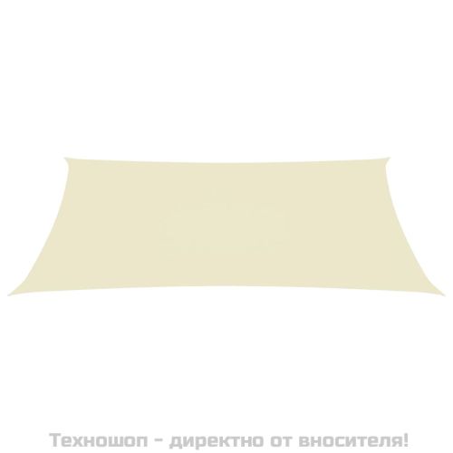 Платно-сенник, Оксфорд текстил, правоъгълно, 2,5x5 м, кремаво