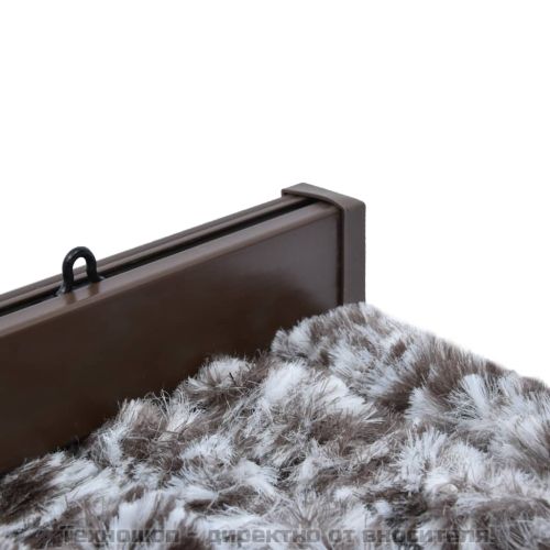 Завеса против насекоми, кафяво и бежово, 90x220 см, шенил