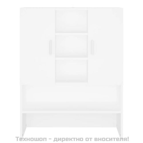 Шкаф за пералня, бял