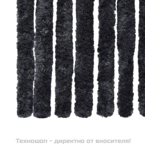 Завеса против насекоми, антрацит, 100x220 см, шенил