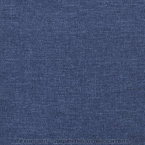 Матрак за легло с покет пружини средна твърдост синьо 120x200x20 см плат