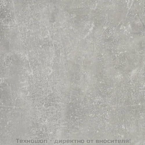 Комплект ТВ шкафове от 6 части, бетонно сив, инженерно дърво