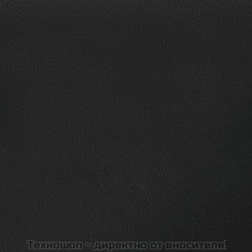 Матрак с покет пружини средна твърдост черен 90x200x20 см изкуствена кожа