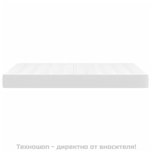 Матрак за легло с покет пружини средна твърдост бял 120x200x20 см плат
