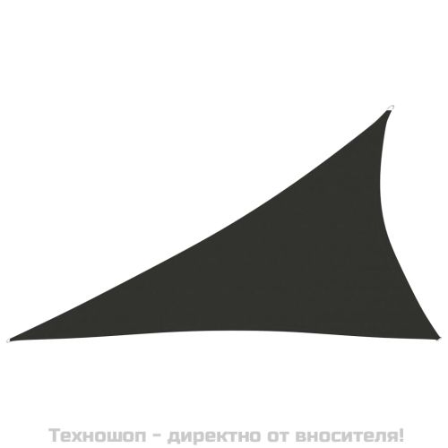Платно-сенник, Оксфорд плат, триъгълно, 3x4x5 м, антрацит