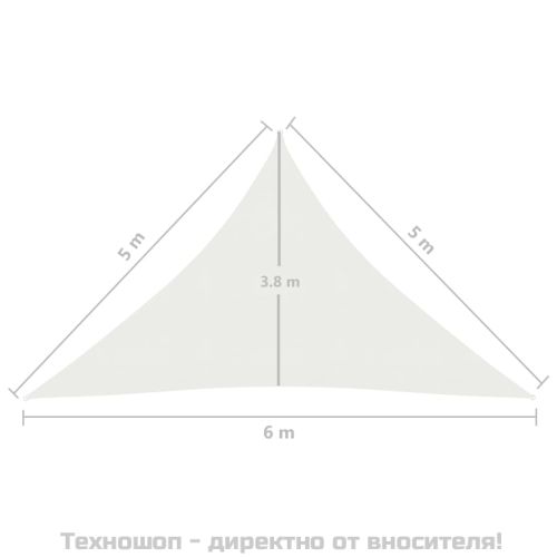 Платно-сенник, 160 г/м², бяло, 5x5х6 м, HDPE
