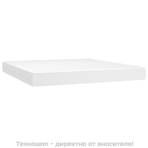 Матрак за легло с покет пружини средна твърдост бял 180x200x20 см плат