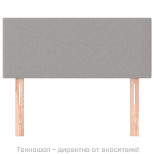Горна табла за легло, светлосива, 100x5x78/88 см, плат