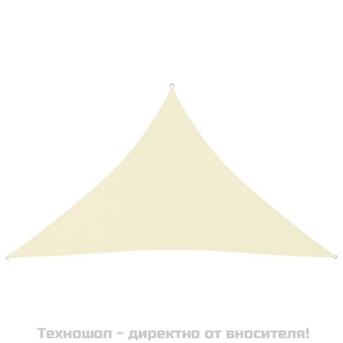 Платно-сенник, Оксфорд плат, триъгълно, 2,5x2,5x3,5 м, кремаво