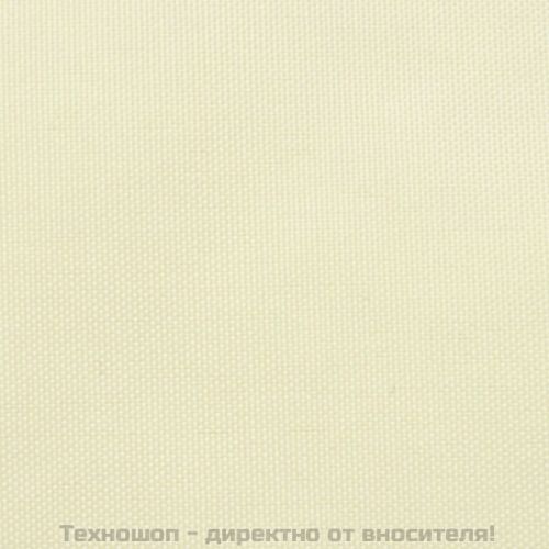 Платно-сенник, Оксфорд плат, триъгълно, 2,5x2,5x3,5 м, кремаво