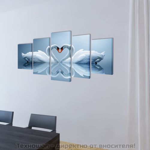 Декоративни панели за стена Лебед, 200 x 100 см