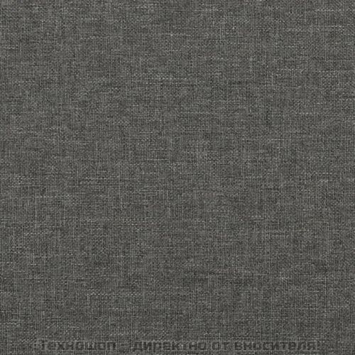 Матрак за легло с покет пружини средна твърдост тъмносив 160x200x20 см плат