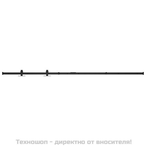 Комплект за мини плъзгаща врата за шкаф, стомана, 200 см