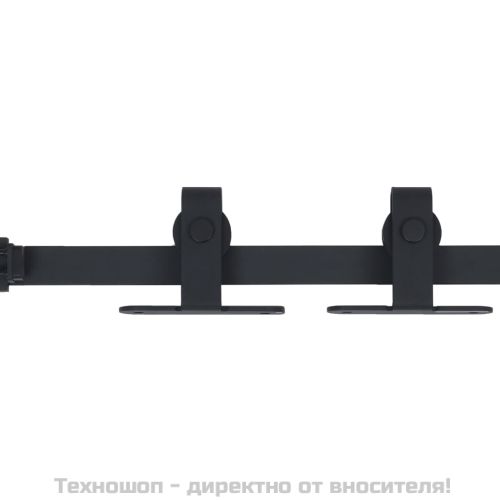 Комплект за мини плъзгаща врата за шкаф, стомана, 200 см